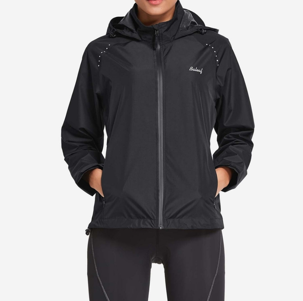Baleaf Women's Waterproof Cycling Rain Jacket Sz XL - Picture 3 of 8